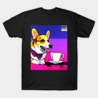 Corgi And Coffee T-Shirt